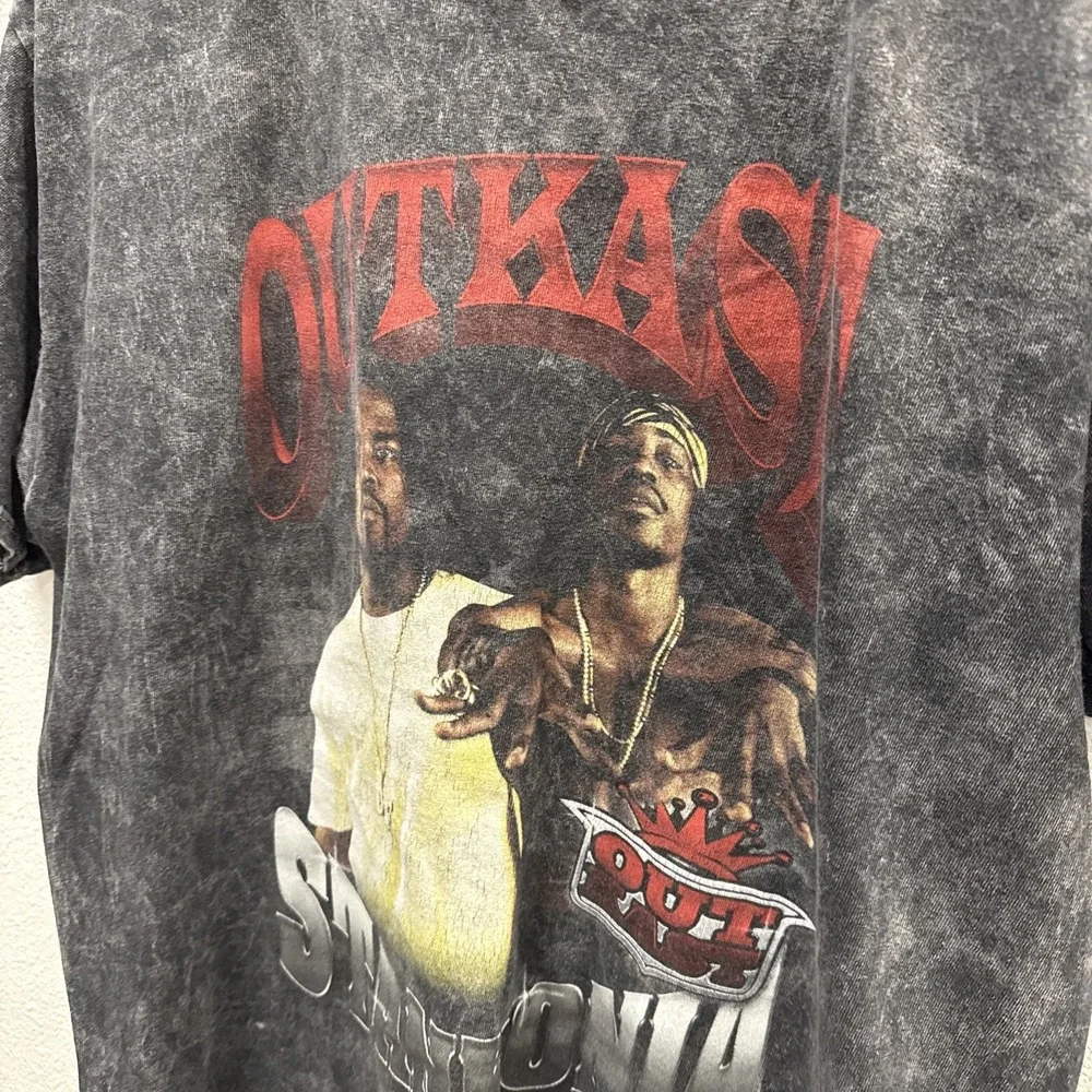 Outkast Vintage Style T Shirt Size L Big Boi Andre 3000 Atlanta Rap Tee‎